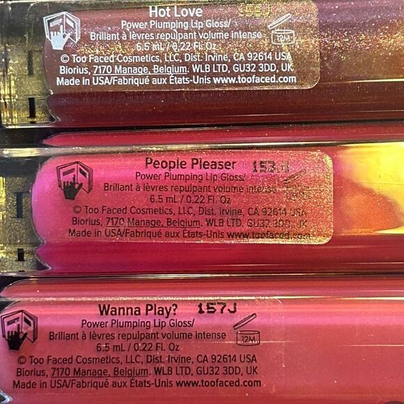 🌷 Too Faced The Bigger The Hoops Lip Injection Power Plumping Lip Gloss - Picture 6 of 7